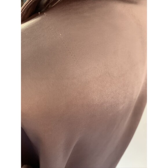 Porter Collective Metallic Pink Blazer Jacket Womens L Pockets Open Front - Picture 7 of 9